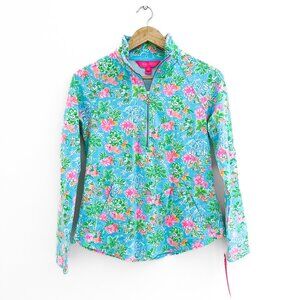 NWT Lilly Pulitzer Disney Skipper Popover Sz XS - Blue Ibiza Lilly Loves Disney